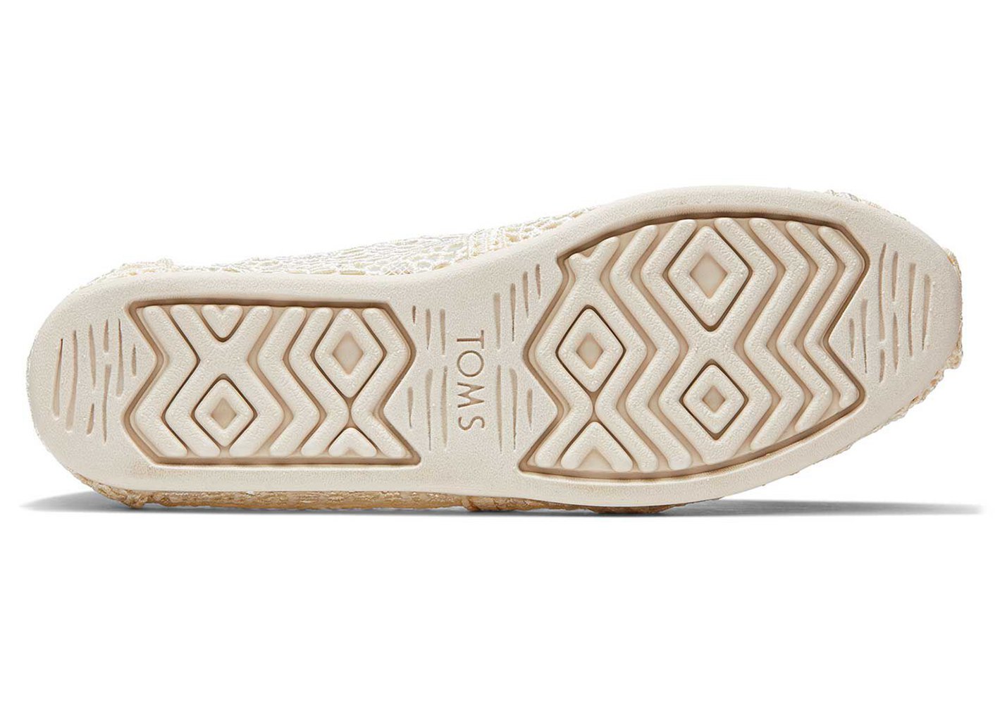 Toms Alpargata Moroccan Crochet Espadrille Beige - Womens - 25189-DNXK